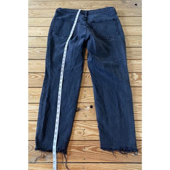 Old Navy High Rise O.G. Straight Jeans Size 14 Women’s Black - Picture 6 of 9